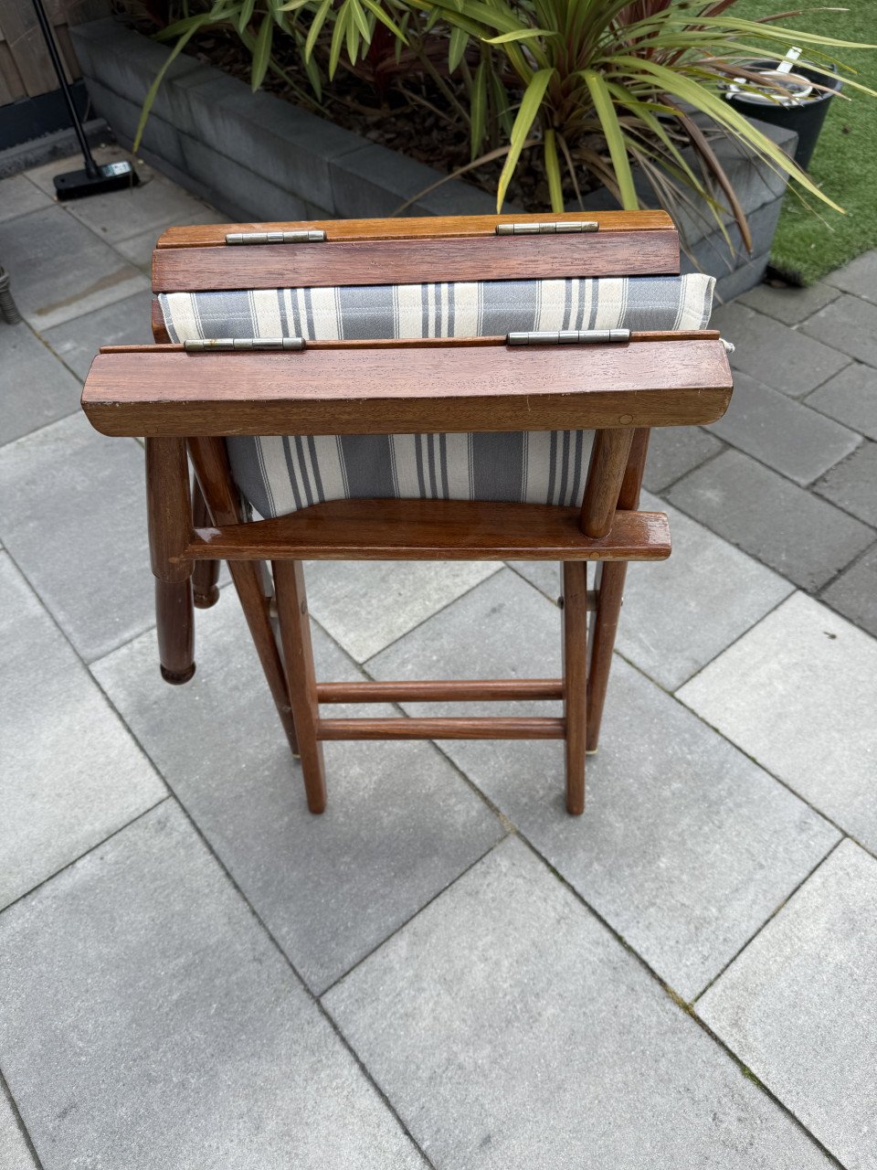 Teak regisseursstoel