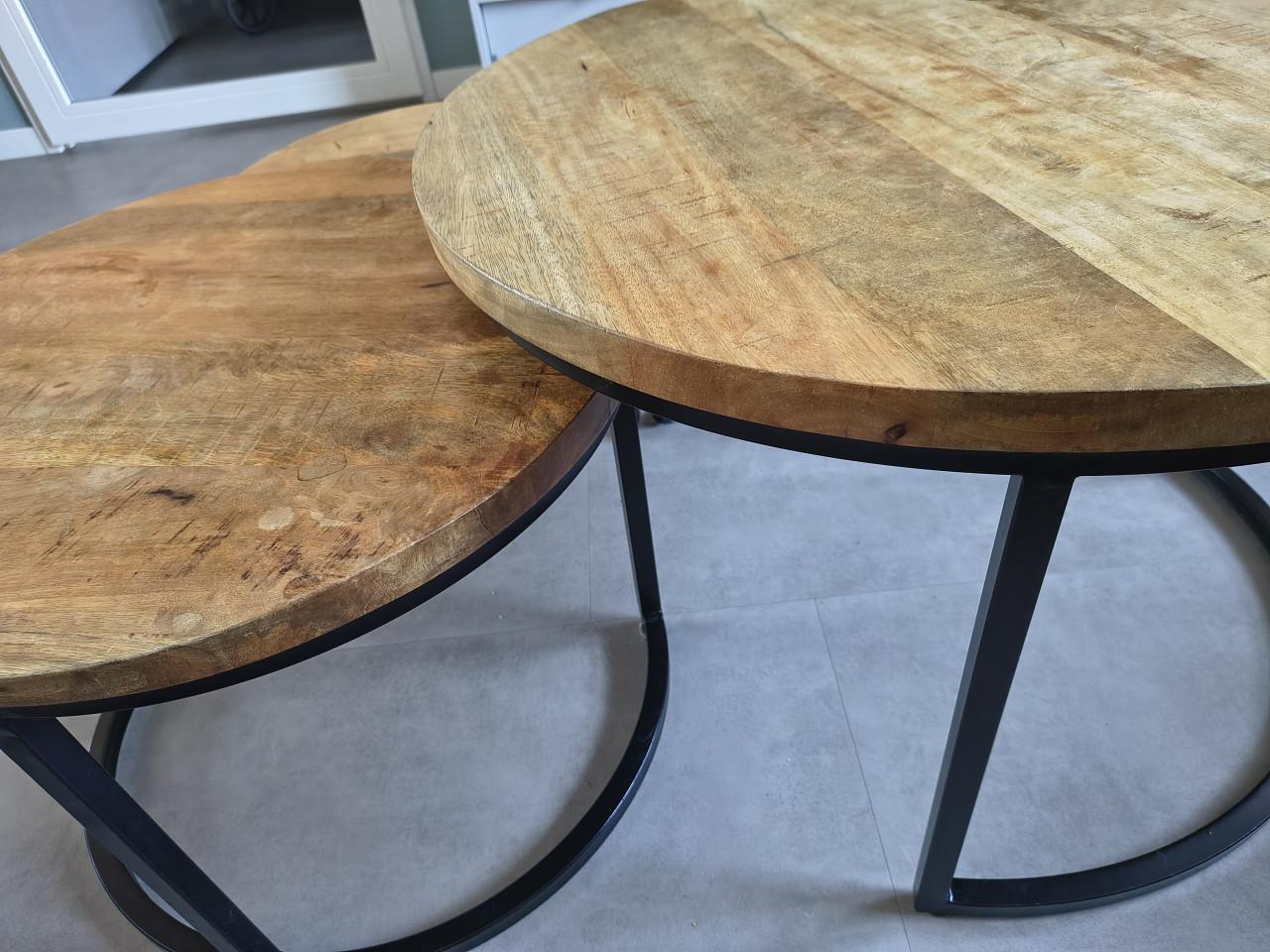 Mangohouten salontafels