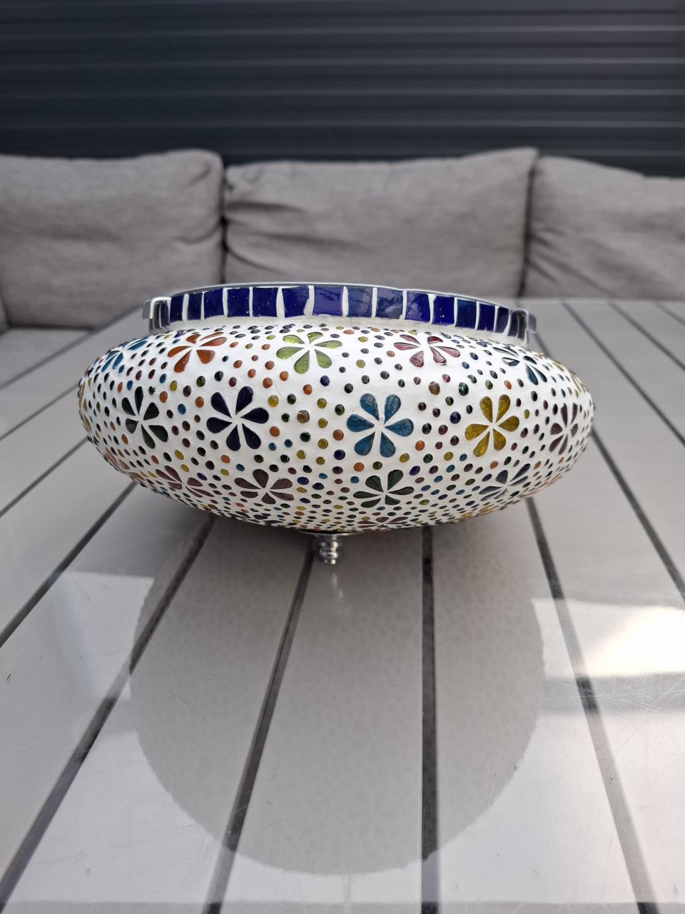 Mozaiek plafondlamp .