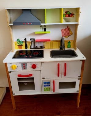 Speelkeuken met inhoud
