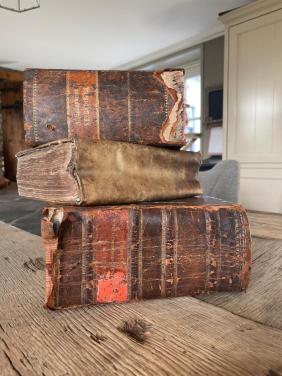 Antieke zeer oude theologische boeken