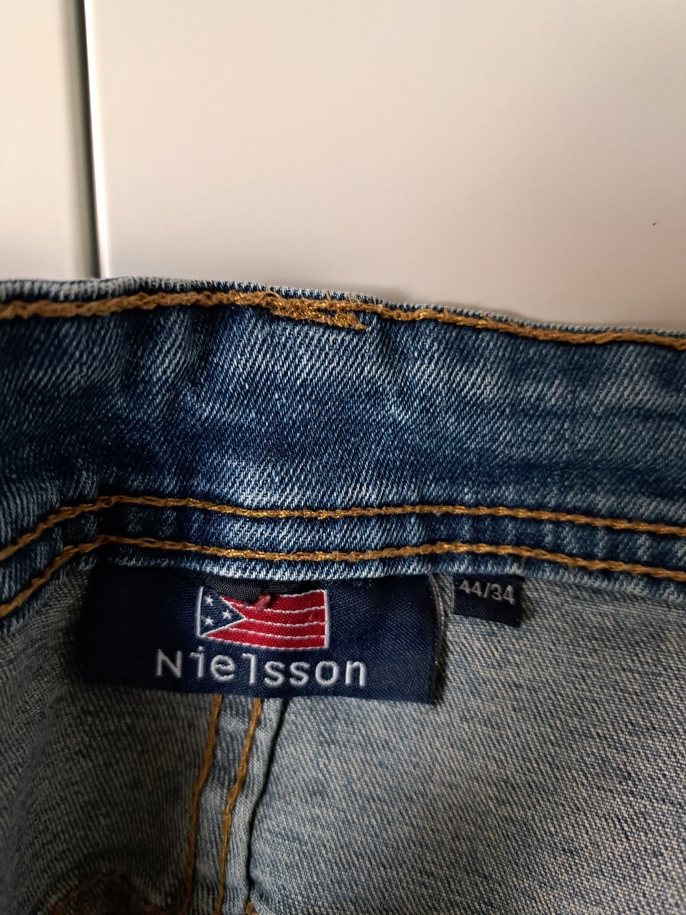 Nielsson blauwe jeansbroek. (aanbieding 1!