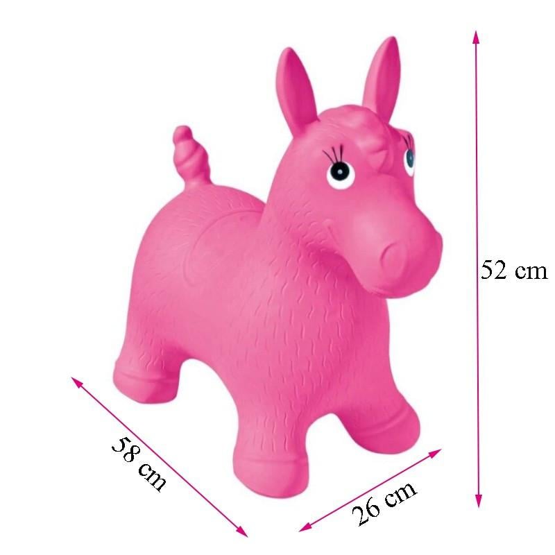 Opblaasbaar rubber paard