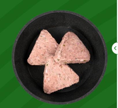 12 kg KVV Kalkoen + Kabeljauw, diepvriesvoer voor hond