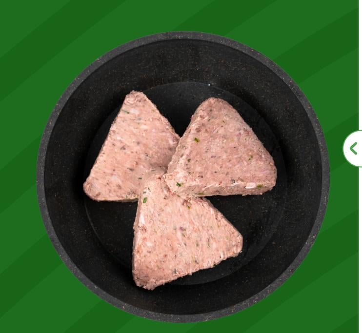 12 kg KVV Kalkoen + Kabeljauw, diepvriesvoer voor hond