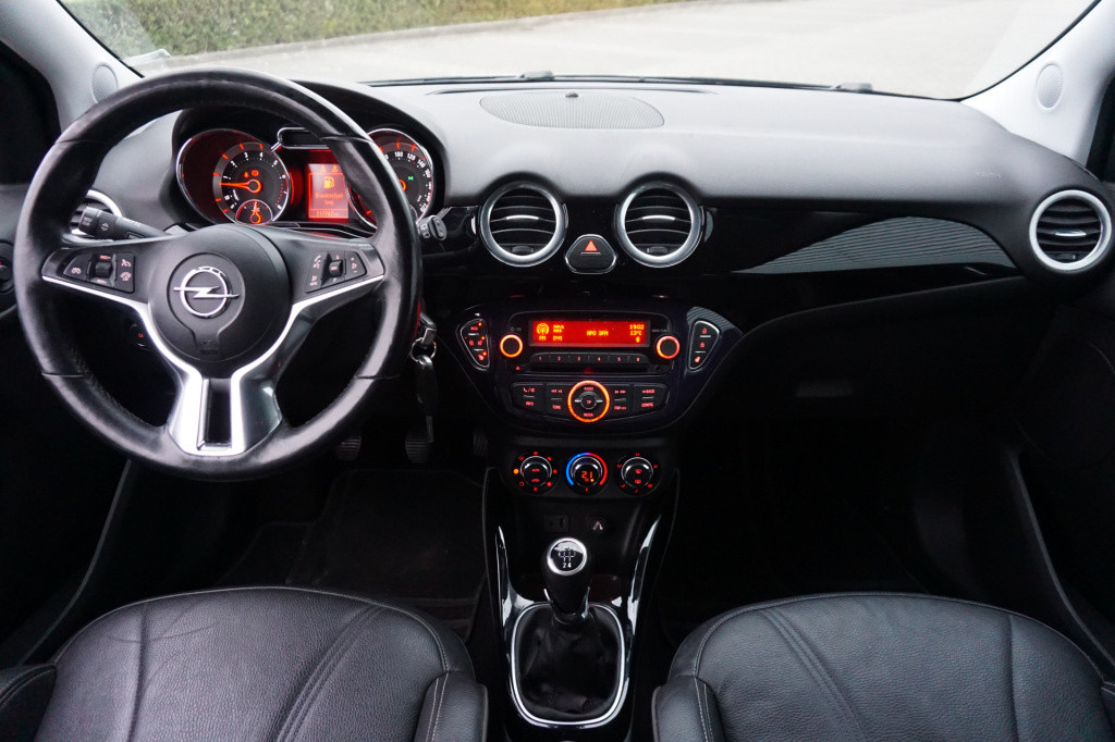 Opel Adam 1.2 slam airco / stuur + stoelverw. / leder / elektr. ramen / lm 