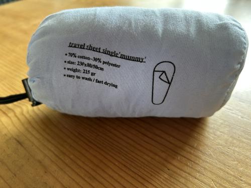 Travel sheet single “mummy”