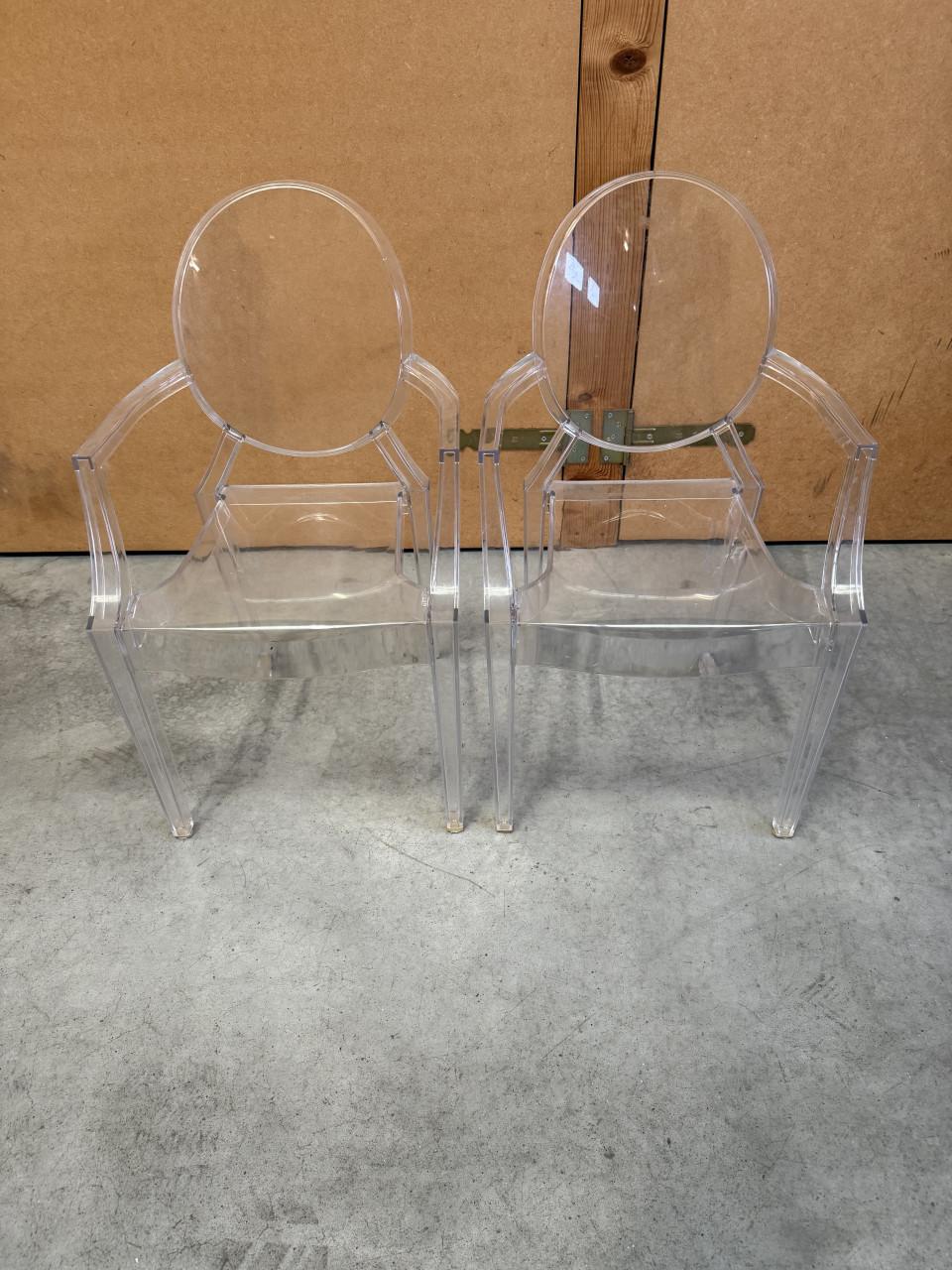 Lou Lou Ghost (Kartell) stoelen Philippe Starck