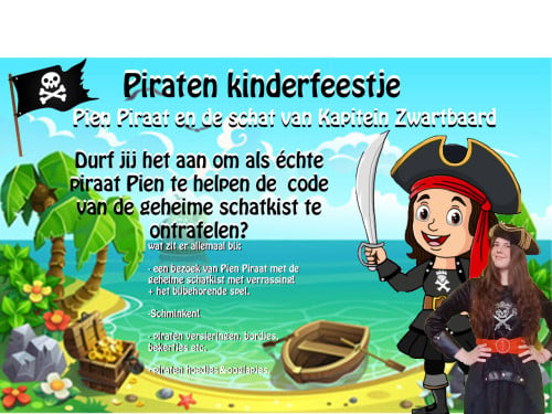 Piraten feestje met Pien Piraat