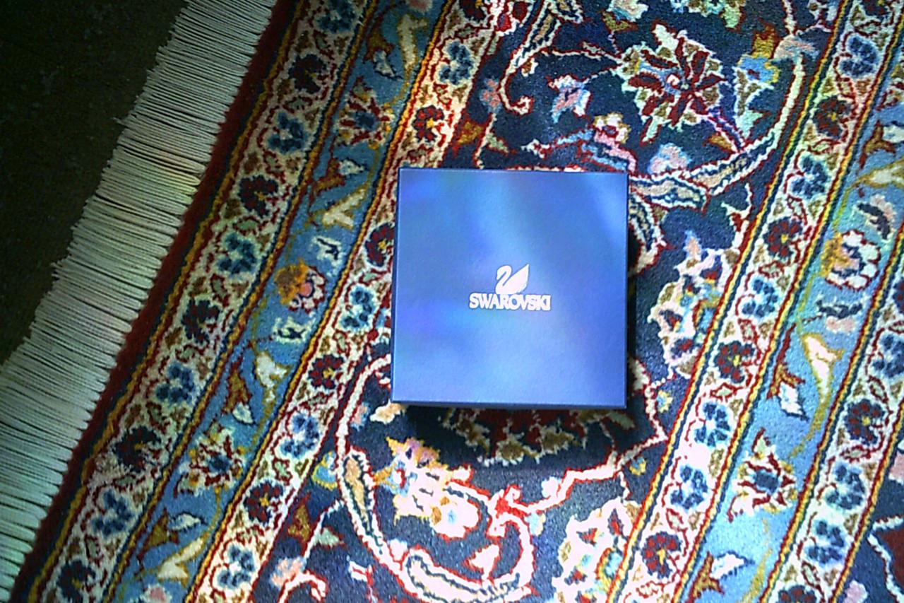 NIEUWE leren SWAROVSKI riem in luxe geschenkverpakking ...