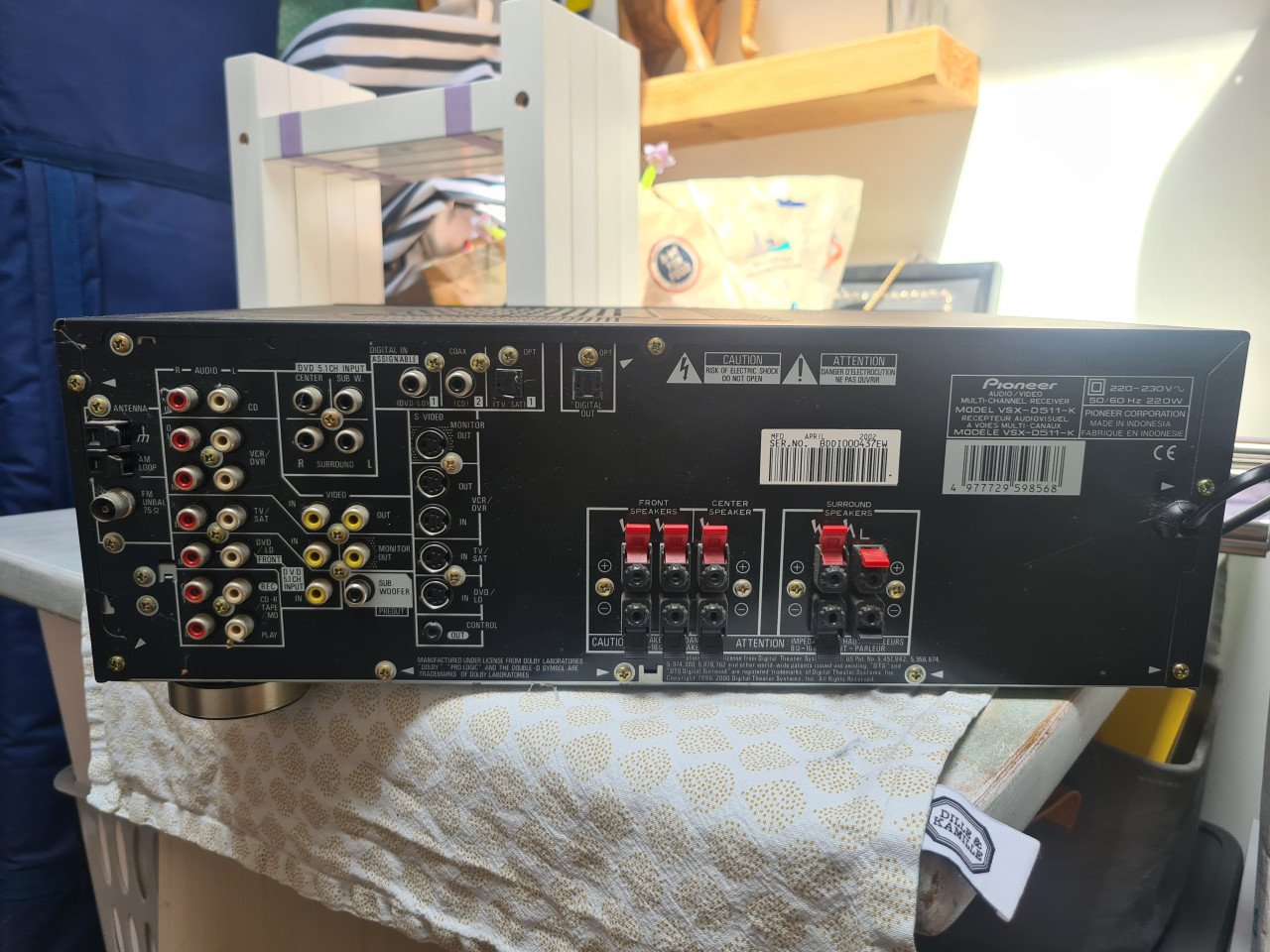 Pioneer VSX D511 versterker