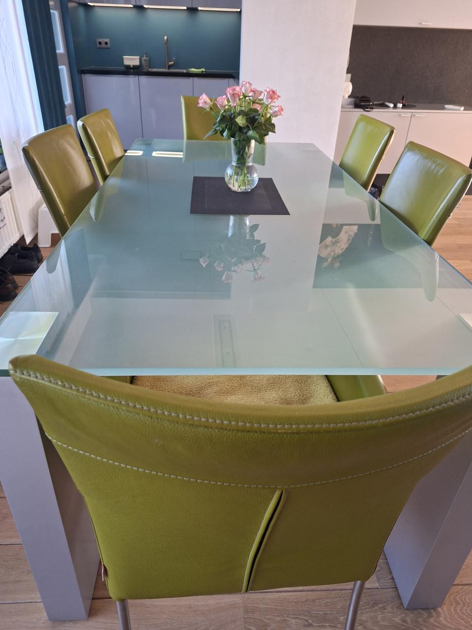 Set van 6 design eetkamerstoelen, merk creafort