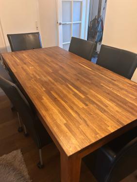 Eettafel eikenhout