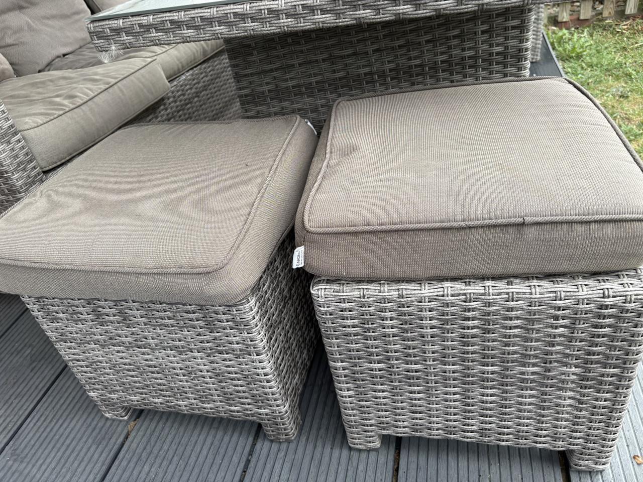 Loungset met tafel