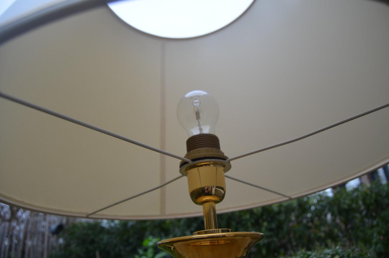 Mooie grote schemerlamp in prima staat!