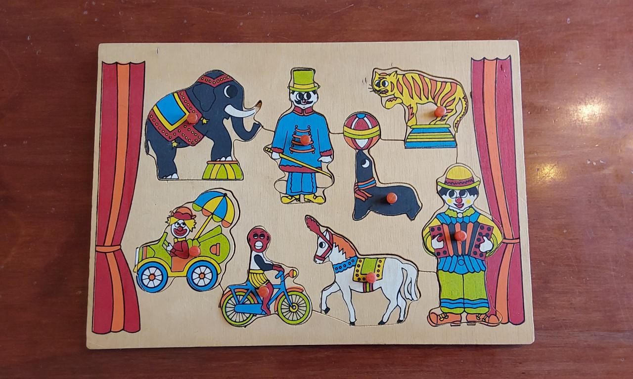 Puzzel van hout