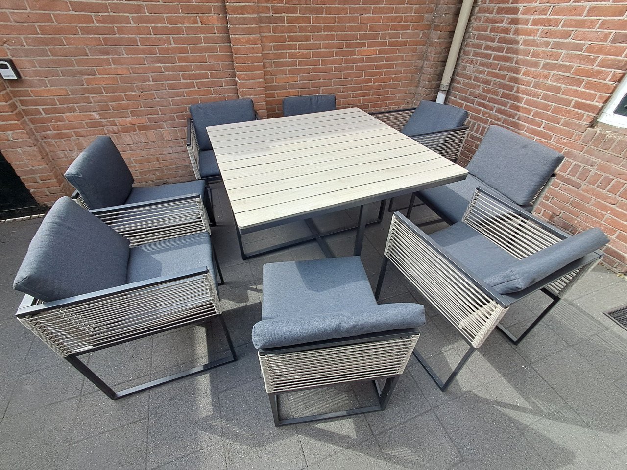ZGAN compacte tuinset 8 personen