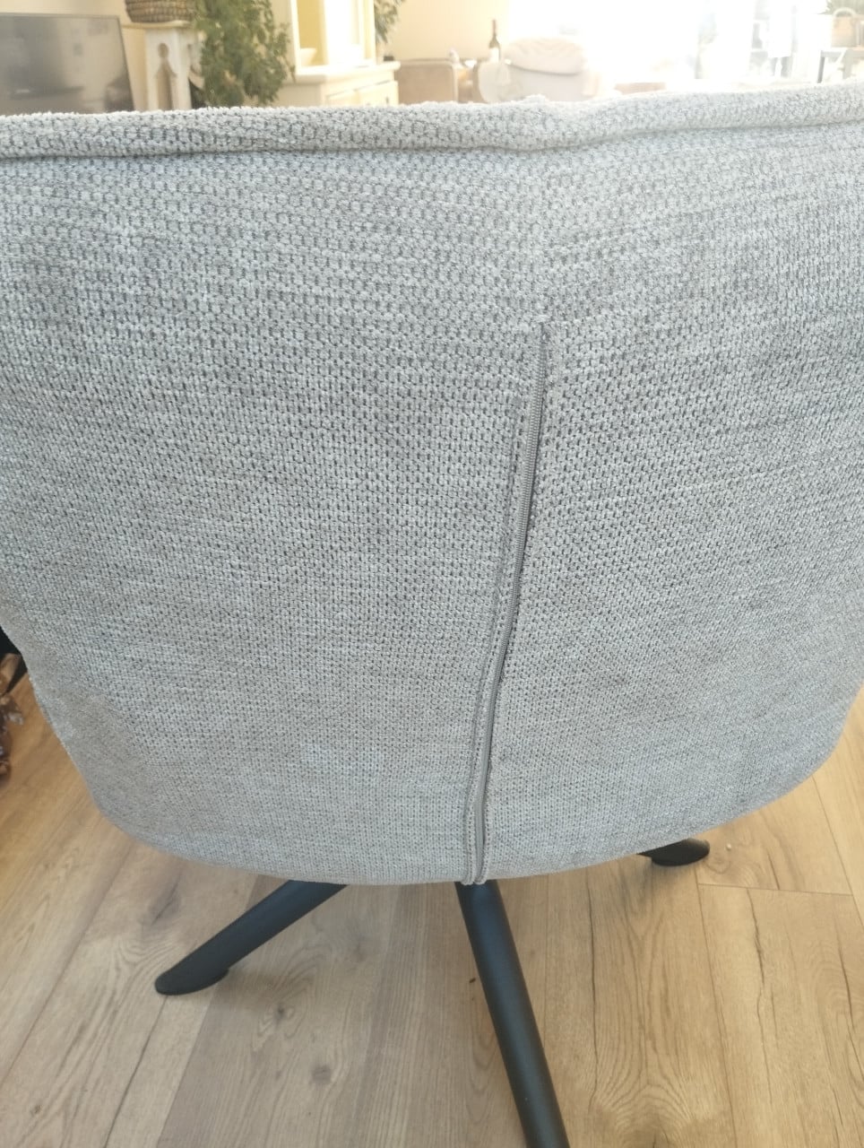 Draaifauteuil met voetenbank