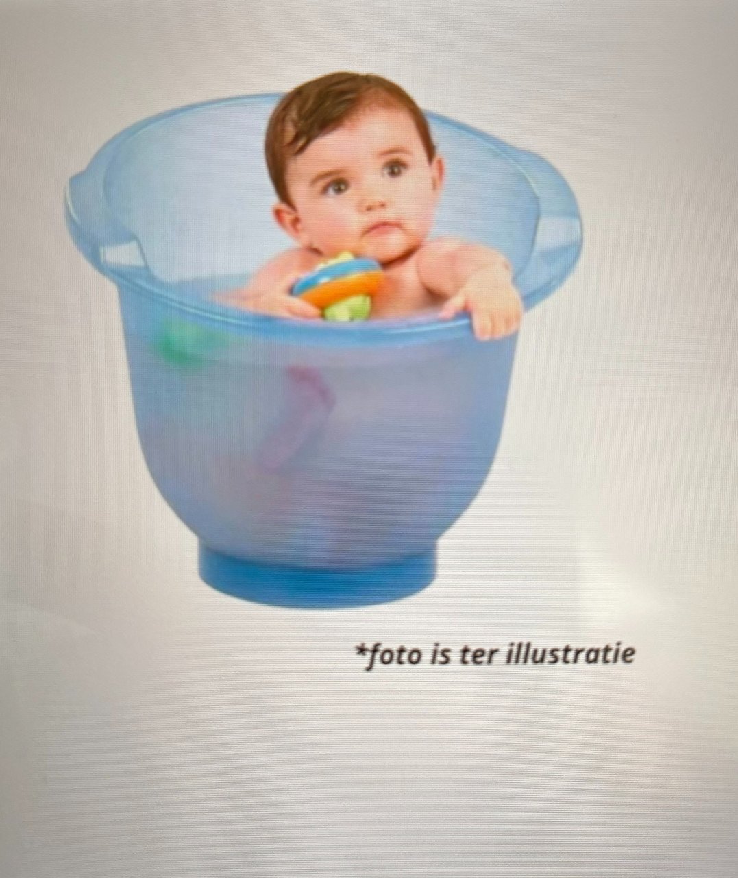 Baby badje - tummy tub - €6,-
