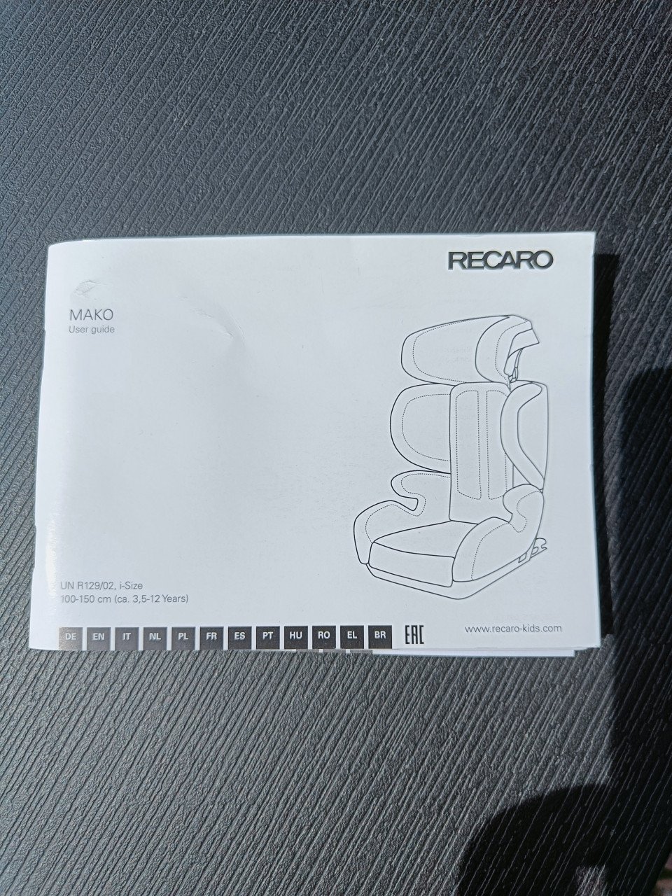 Recaro Mako autostoeltje  zwart