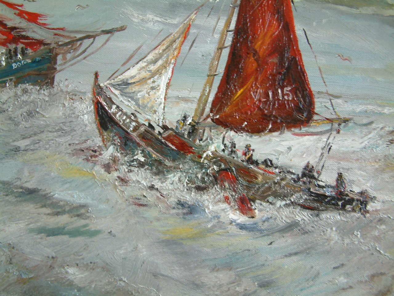 Schilderijen  --water en windt