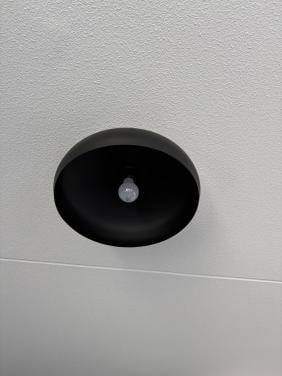Plafondlamp Ø 40 cm mat zwart