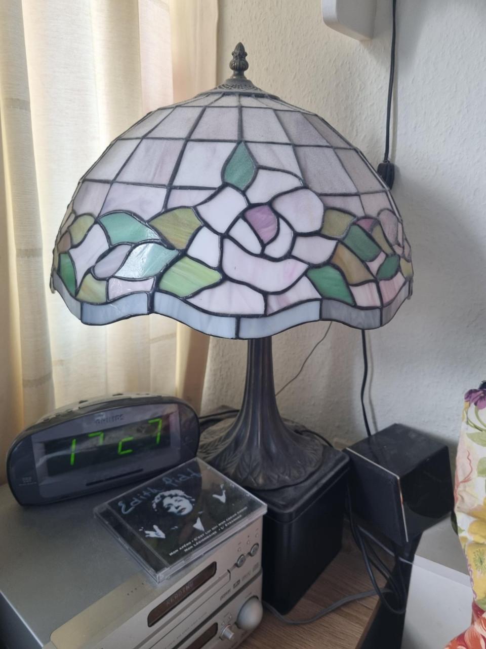 "Tiffany" style lamp... & .....Glas in lood lamp.....3 x