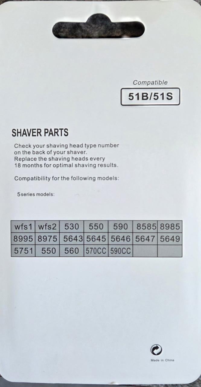 Scheerblad en messenblok Braun Series 5