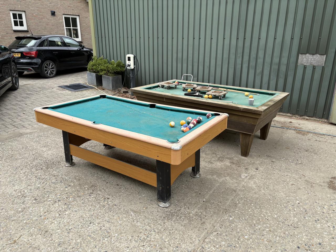 Pool tafel en biljard