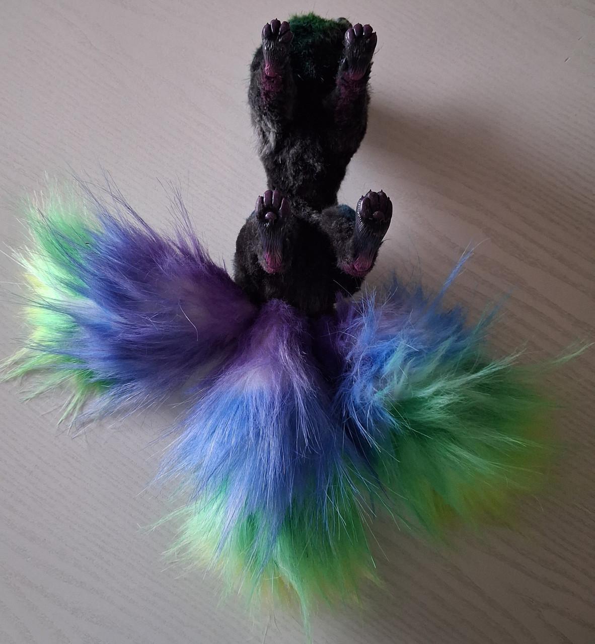 Kitsune vos artdoll, poseerbaar