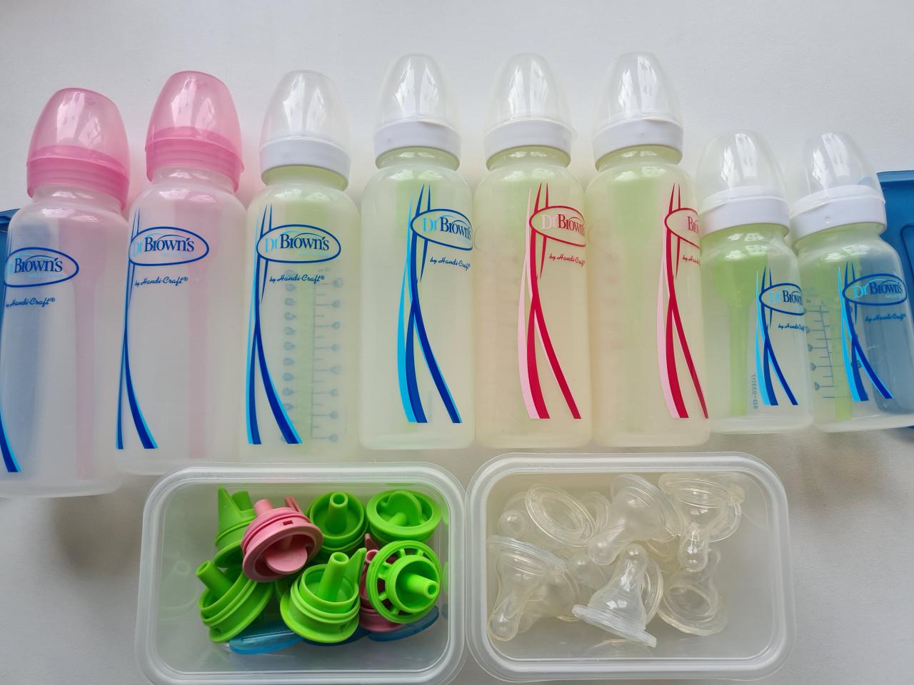 8 stuks Dr Brown's Natural Flow babyflessen