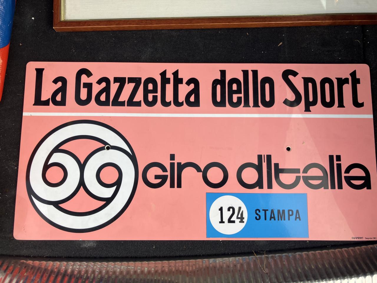 Ronde van Italië bord