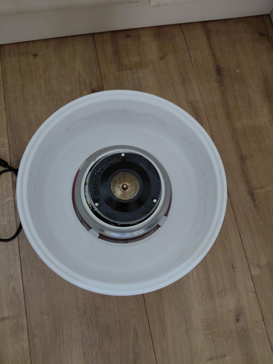 Roze suikerspinmachine