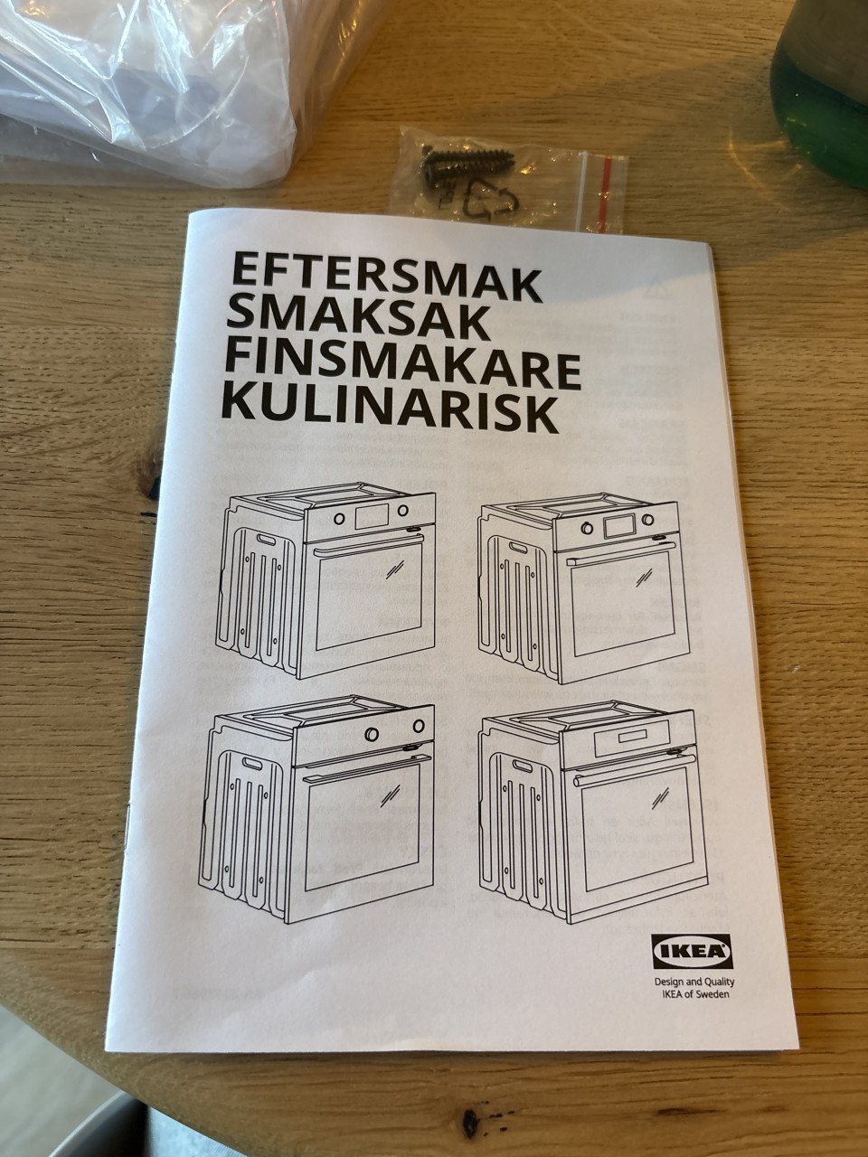 IKEA oven Eftersmak