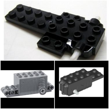 Lego onderdelen : pullback motor