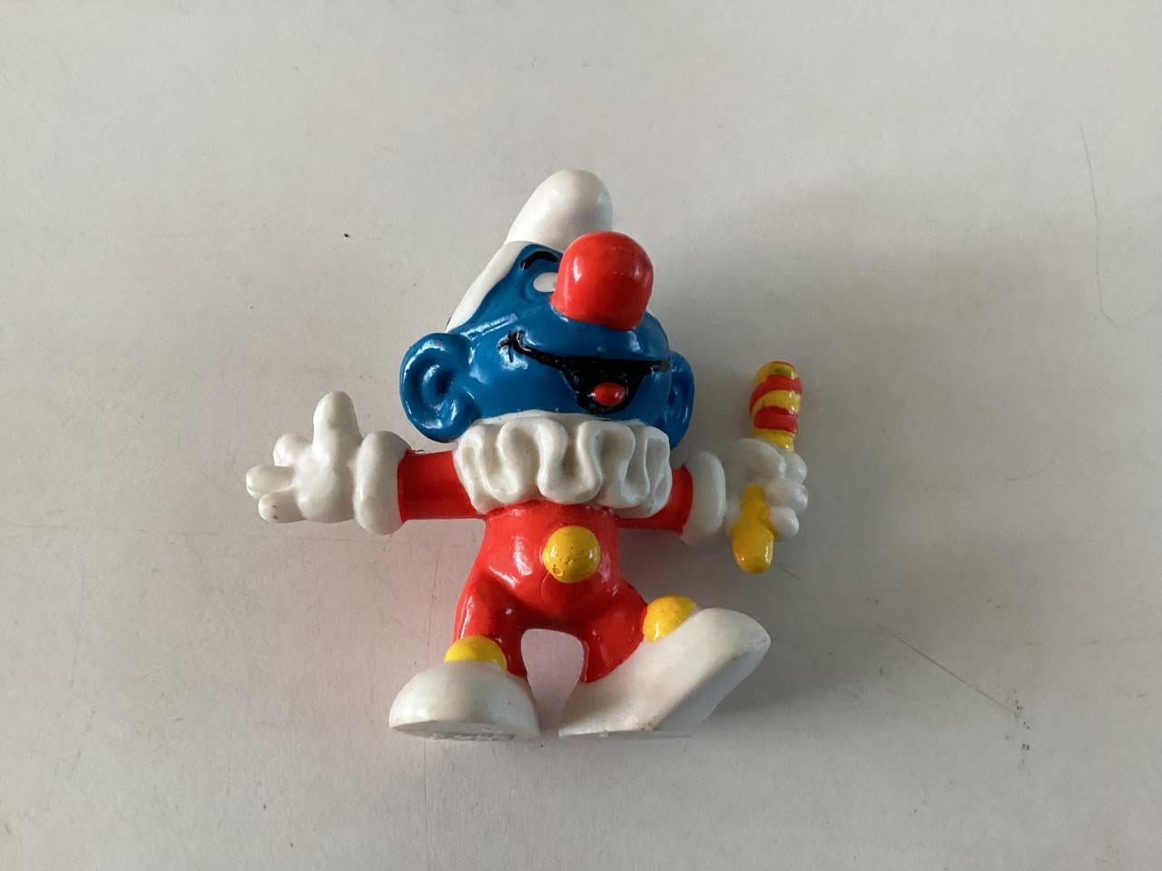 Verschillende Smurfen, Materiaal: rubber.  Merk: Schleich/Peyo. Hoogte:5 cm