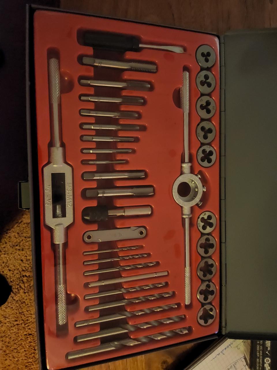 Tap,boor,snijset M3-M12