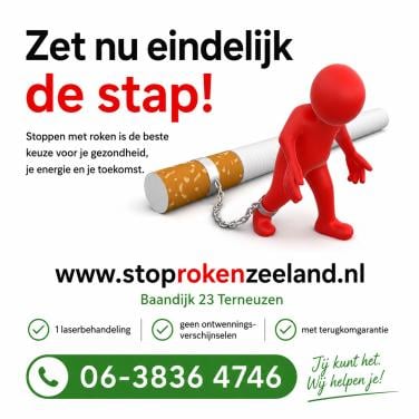 Stoppen met roken door laseracupunctuur