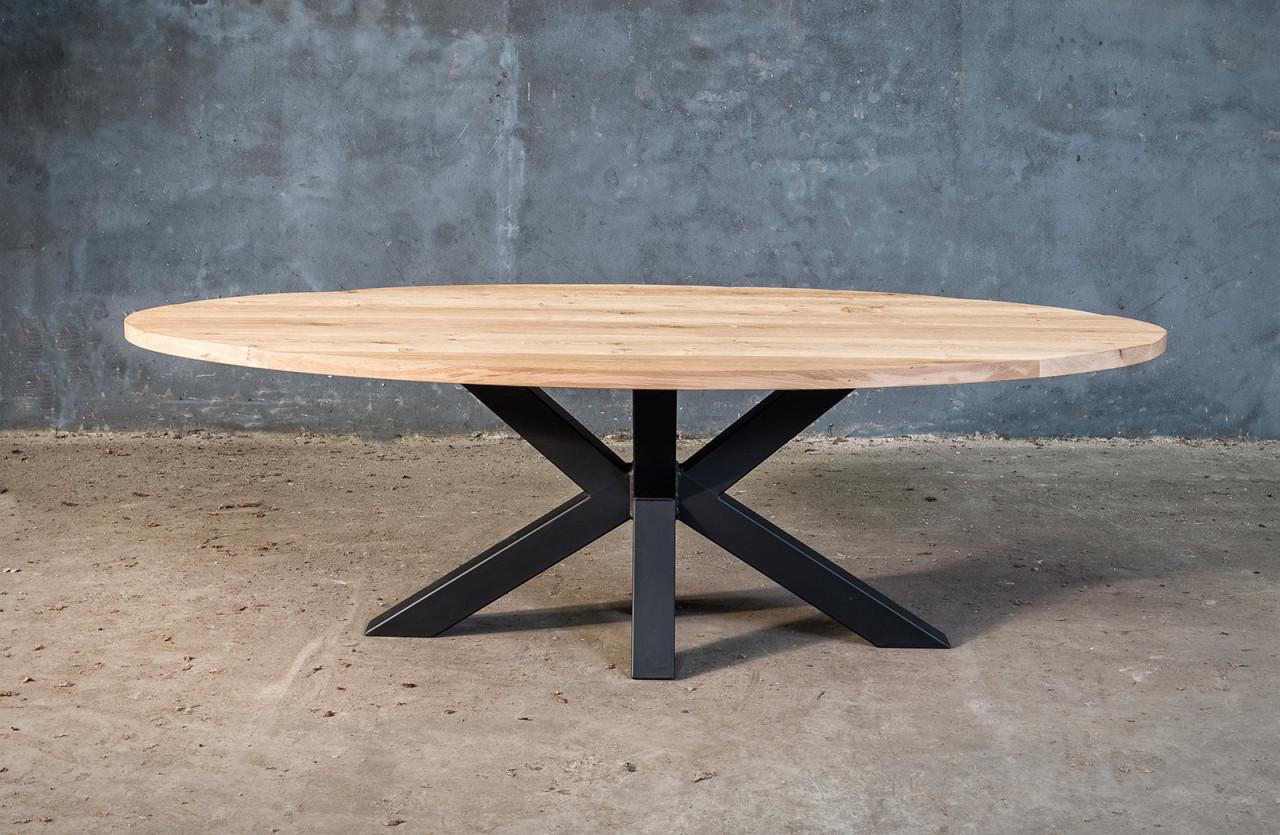 OVALE TAFEL DIVERSE MATEN ONDERHOUDSVRIJ