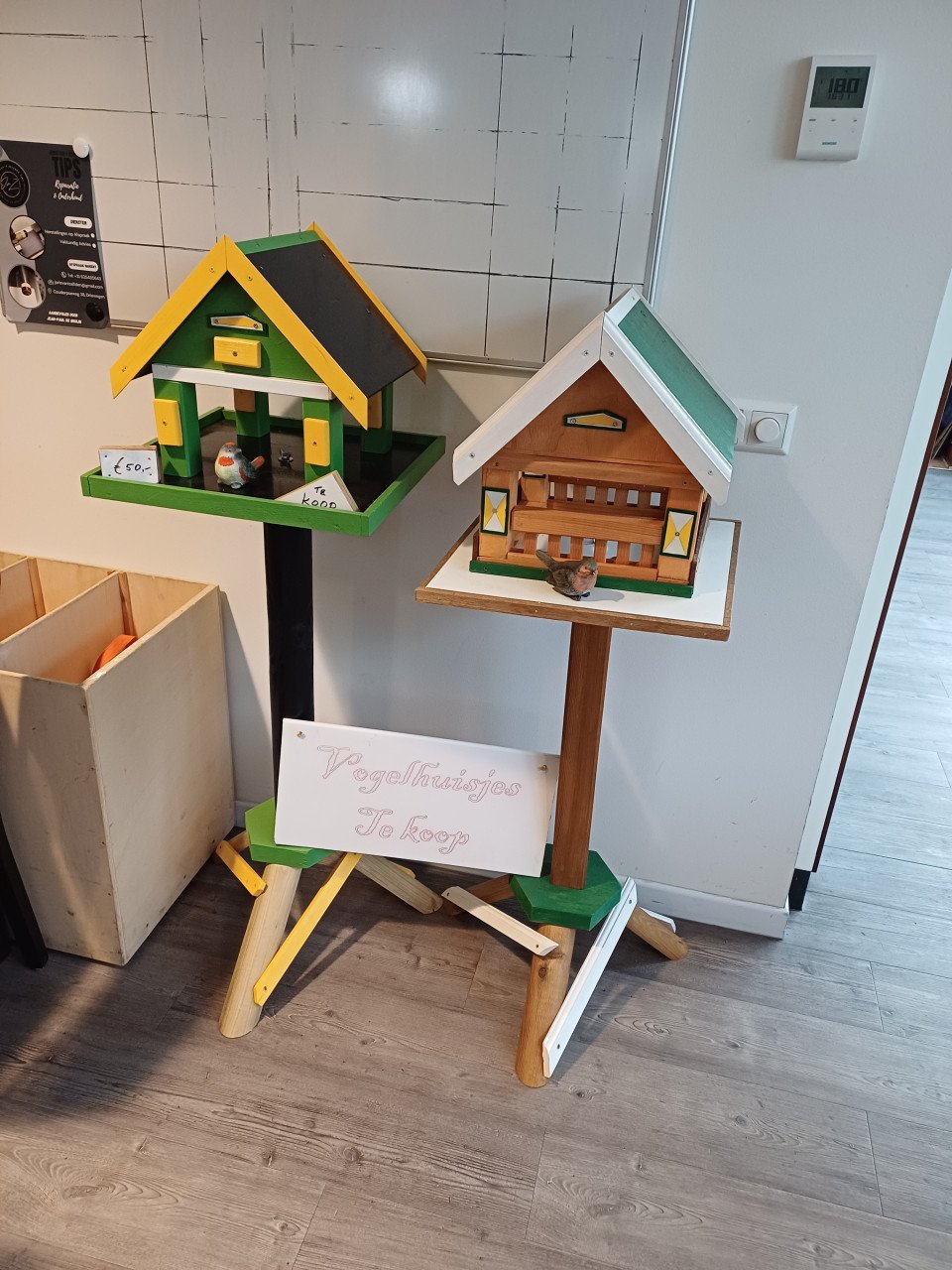 Vogelhuisjes te kust  & te keur [ zie foto;s ]