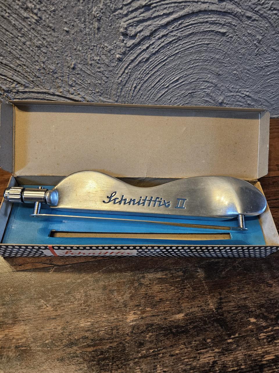 Vintage Schnittfix II Broodsnijder/Kaassnijder RVS