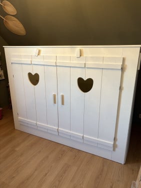 Meisjes bedstee met auping spiraalbodem