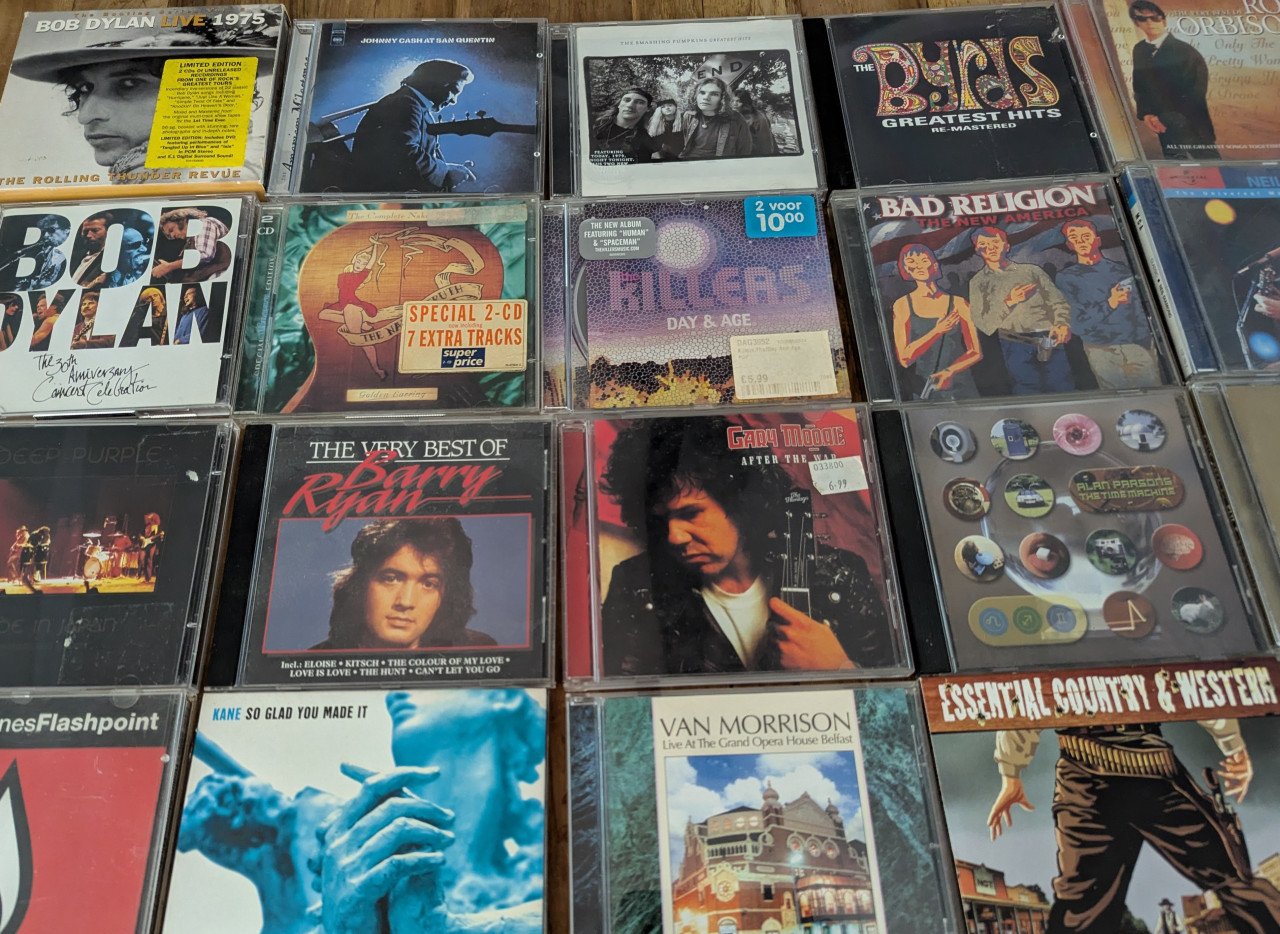 CD:Originele popmuziek ruim 58 CDs