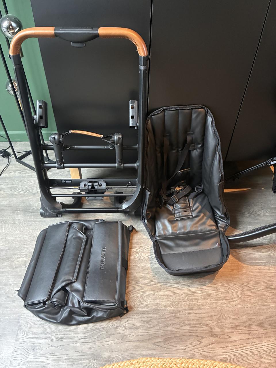 Kinderwagen dubatti one leren versie