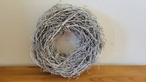 Krans van berkentakjes ca. 35 cm - NIEUW
