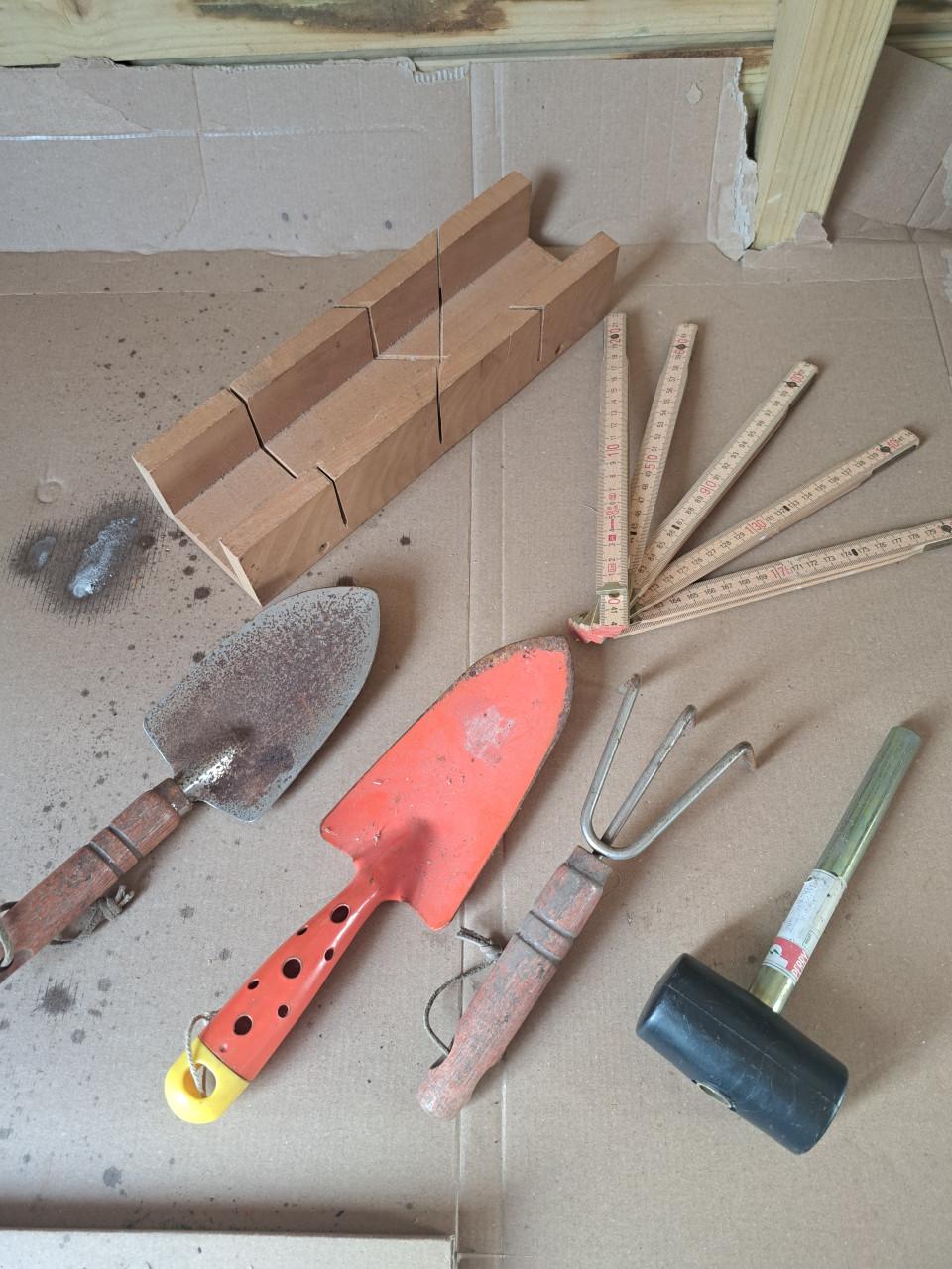 Tuingereedschap voor de starter, etc.