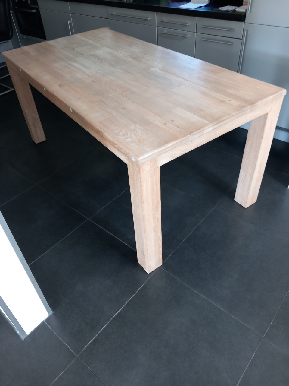 Massief eiken tafel