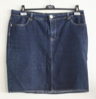 Donkerblauwe rok  maat 44