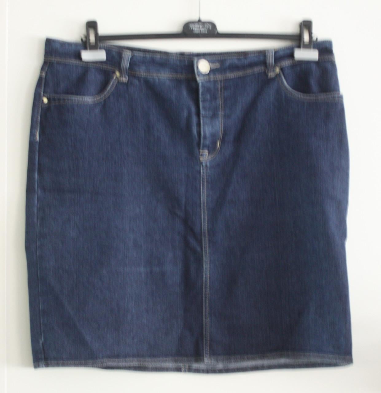 Donkerblauwe rok  maat 44