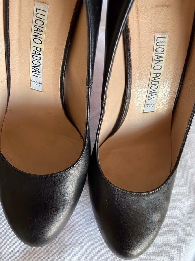 Luciano Padovan: Fraaie high heels zwart maat 41
